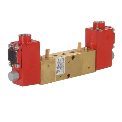 1/4 inch ATEX Exia solenoid valve 2-10 Bar 5/2 way bi-stable