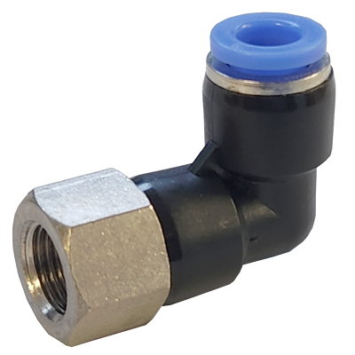 M5-1/2 BSPP Female elbow push-in airline fitting 4mm-12mm