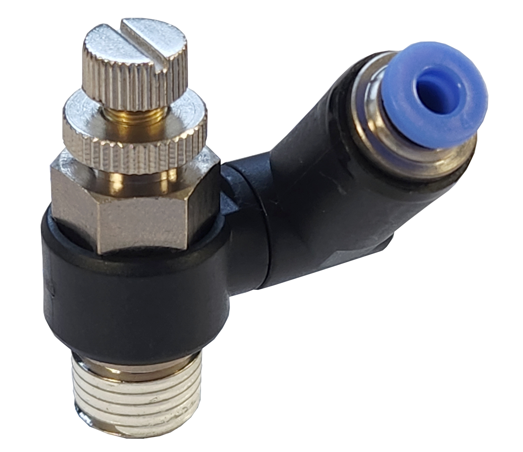 M5-1/2 BSP Male Banjo Speed controller push fitting 4mm-12mm