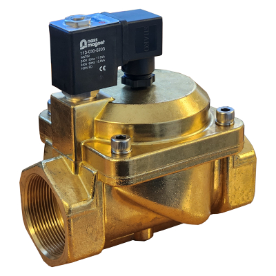 2 BSP Steam solenoid valve 0.5-10 Bar 2/2 Normally Closed