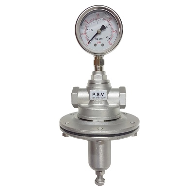 1/2-2 BSP Stainless pressure sustaining valve 0.2-1.5 Bar
