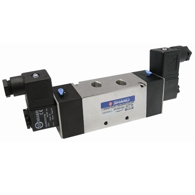 1/4-1/2 Stainless air solenoid valve 1.5-10 Bar 5/2 double