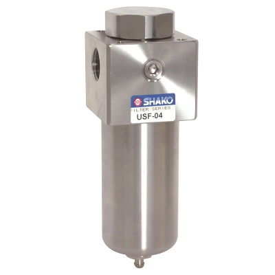 1/4, 3/8, 1/2, 316 Stainless steel airline filter 0.5-60 Bar