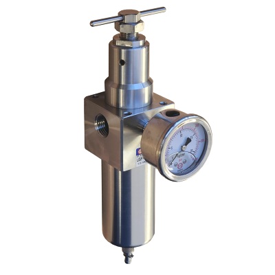 1/4 3/8 1/2, 316 Stainless steel filter regulator 0.5-60 Bar