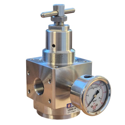 3/4 1, 316 Stainless steel air pressure regulator 0-60 Bar
